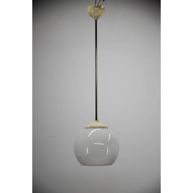 Industrial Mid-Century Industrial Pendant Lamp, 1960s For Sale - Image 3 of 8