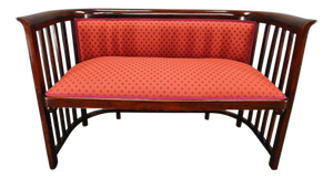 Vienna Secession Art Deco Beech Sofa by Josef Hoffmann, 1920s