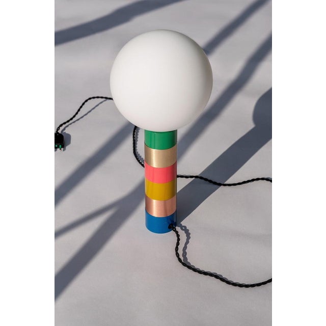 Donna II Table Lamp in Brass with Copper and Aluminium by Marine Breynaert For Sale - Image 4 of 7