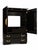 Black Vintage Broyhill Asian Modern Black Lacquer Armoire With Brass Hardware For Sale - Image 8 of 12
