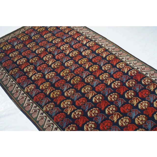 Textile Antique Zehour Rug 3'7'' x 9'11'' For Sale - Image 7 of 10