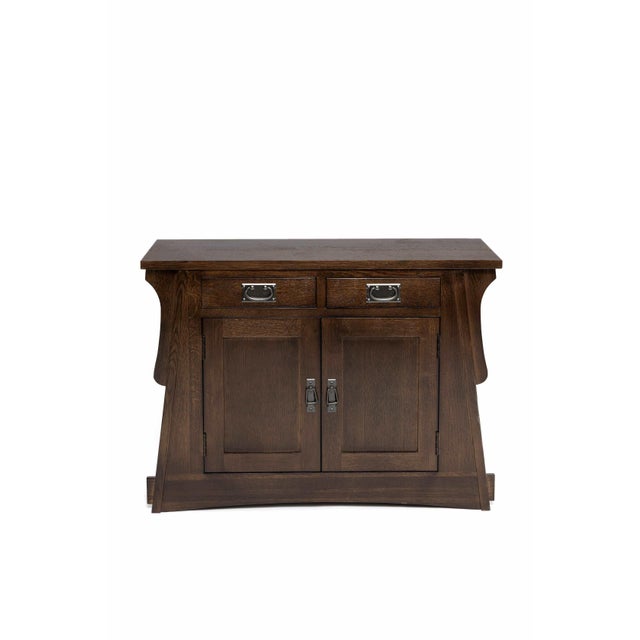 Mission Mission Crofter Style Entry Cabinet Walnut Stain For Sale - Image 3 of 7