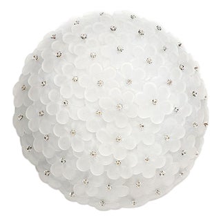 21st Century Murano Millefiori Flush Mount by Fabio LTD For Sale