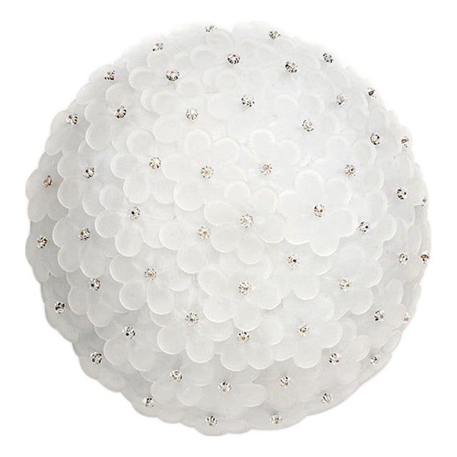 21st Century Murano Millefiori Flush Mount by Fabio LTD For Sale
