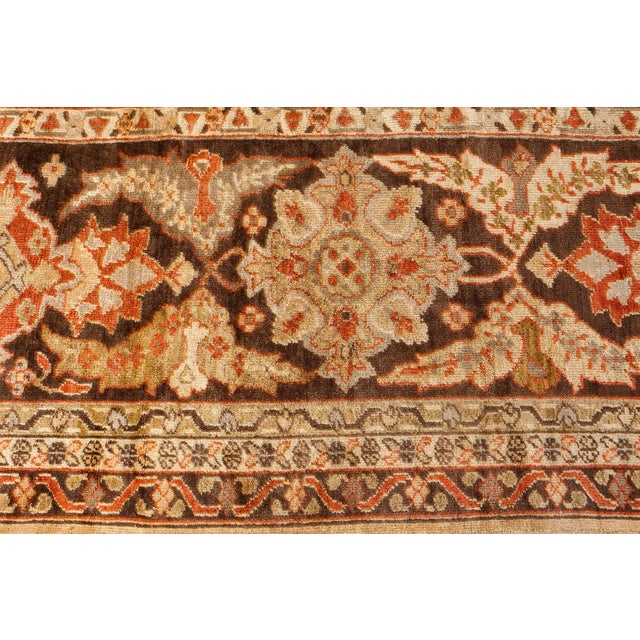 Authentic Persian Sultanabad Bold Multi-Color Handmade Wool Rug For Sale In New York - Image 6 of 8