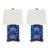 Ralph Lauren Blue & White Chinoiserie Porcelain Table Lamps, Pair – Peony Motif, Wood Bases & Classic Designer Elegance For Sale