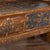 Wood Original Hand Painted Long Pine Bench Dated 1933 For Sale - Image 7 of 9