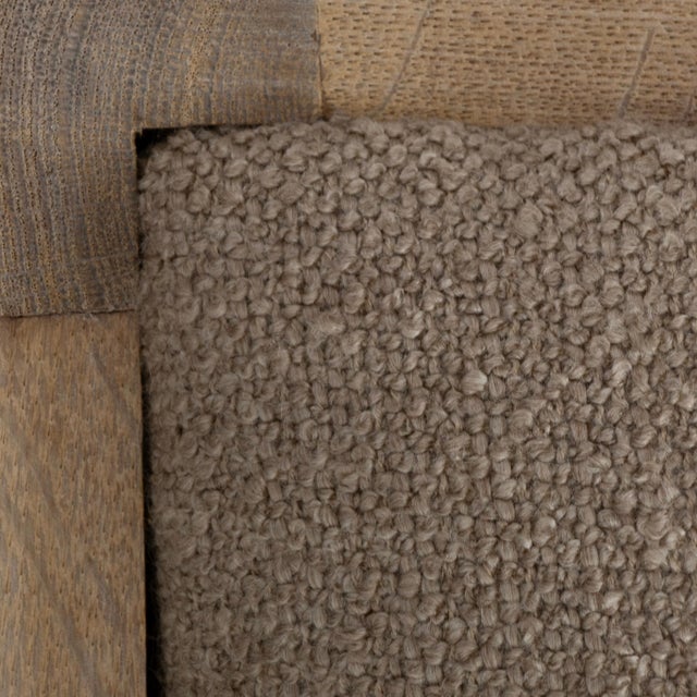 1970s Belgian Oak Dining Chairs With Upholstered Seats - Set of 6 For Sale - Image 9 of 18