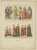 Italy 10th–16th Century, Set of Eight Antique Hand-Colored Costume Prints This impressive set of eight hand-colored...