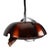 Red Metallic and Chrome Pendant Lamp, 1970s For Sale - Image 6 of 8
