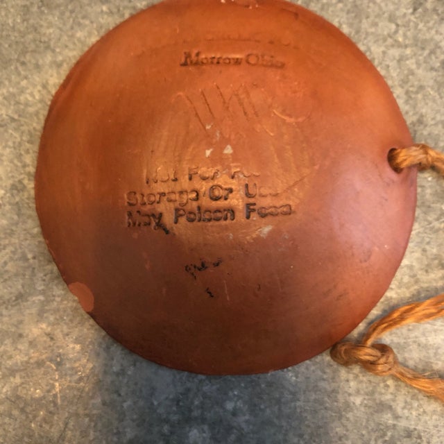 Vintage Red Ware Ornaments - Set of 4 For Sale - Image 10 of 11