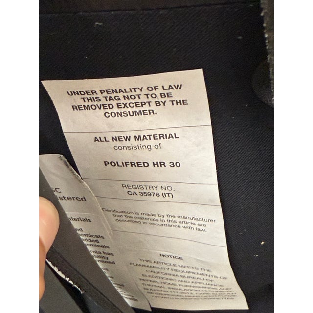 Contemporary Room & Board Seville Leather Chair For Sale - Image 3 of 12