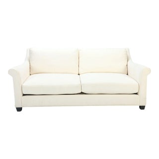 A Custom Made Two Seat Sofa Loveseat Circa 1995. For Sale