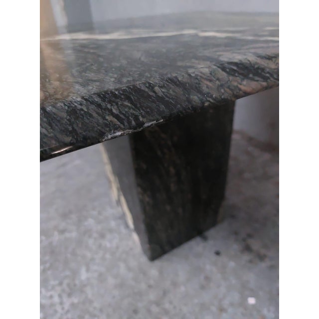 Grey Marble Coffee Table, 1980s For Sale - Image 6 of 18