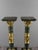 1930s 20th Century Columns in Green Marble, Gilt Bronze and Gilt Brass, Set of 2 For Sale - Image 5 of 9