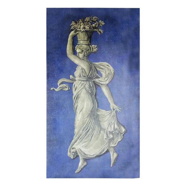 Panoramic Decorative Wall Panel in Antique Style For Sale - Image 6 of 6