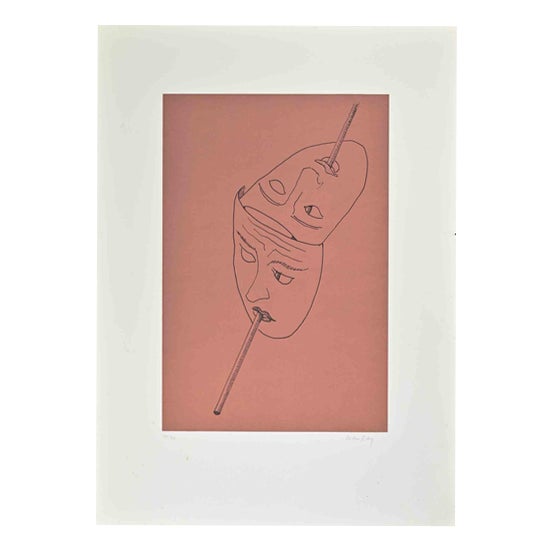 Man Ray, The Six Visible Masks, 1970s, Lithograph For Sale