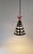 One of a kind handmade ceramic pendant light, hangs from a black, 15' plug-in cord. The original cone shape has been...
