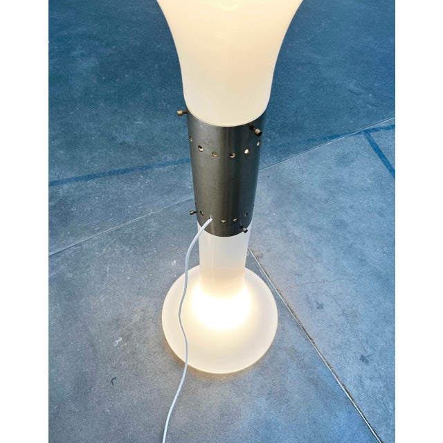 Mid-Century Space Age Italian Model Numerati Soffiato Murano Glass Floor Lamp by Carlo Nason for Mazzega, 1960s For Sale - Image 6 of 18