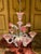 20th century Louis XV style Murano Italy chandelier ceiling luster. Antique Murano chandelier ceiling luster, Italy. five-...