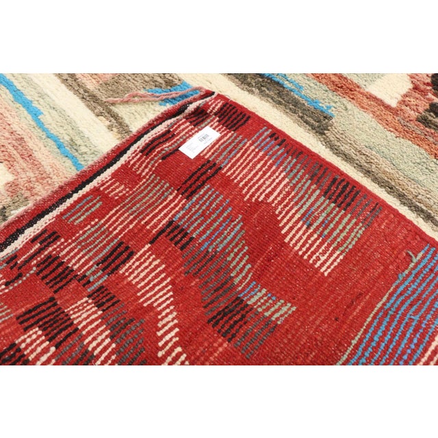 Mid 20th Century Vintage Boujad Moroccan Rug - 05'02 X 08'04 For Sale - Image 5 of 7