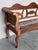 Wood 20th Century Catalan Bench in Walnut With Caned Seat For Sale - Image 7 of 9