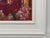Textile Ameryllis Study 1 - Miniature Abstract Floral Canvas Art by Contemporary Artist 2005 For Sale - Image 7 of 11