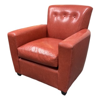 Coach for Baker Furniture Metro Button Chair, Circa 2003 For Sale