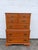 Wood Ethan Allen Solid Maple Tall Chest of Drawers 6323a For Sale - Image 7 of 17