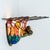 Metal Colorful Wall Light in style of Edgar Brandt, 1920s For Sale - Image 7 of 15