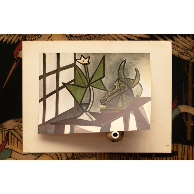 1940s 1943 After Pablo Picasso "Still Life With Skull of Ox", First Edition Period Offset Lithograph For Sale - Image 5 of 8