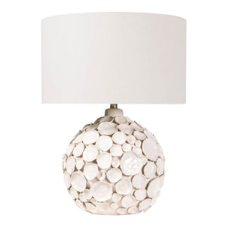 Regina Andrew Lucia Ceramic Table Lamp in White For Sale