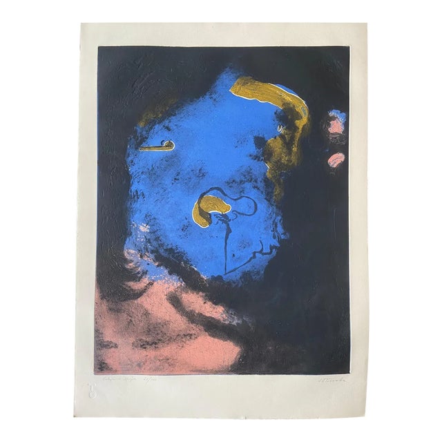 Juan Jose Torralba, Calega de Mujer, 1970, Carborundum Engraving For Sale