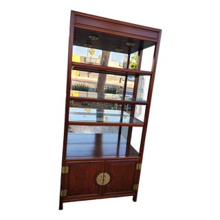 1970's Rosewood Display Cabinet For Sale
