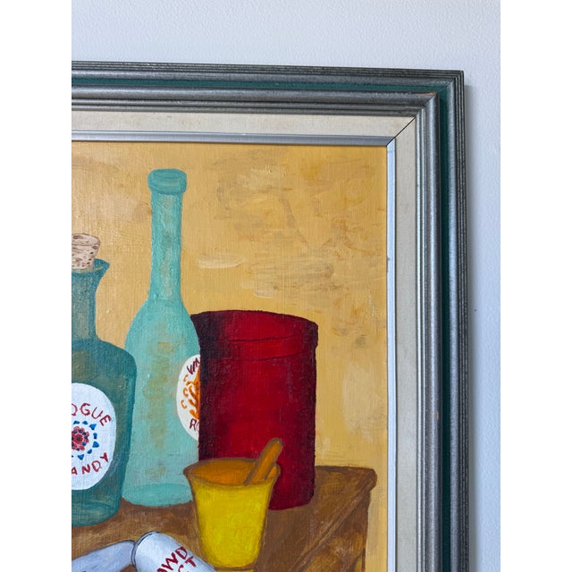 1972 E. J. Troy Impressionist Still Life Oil on Board Painting For Sale - Image 4 of 9