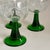 Glass Vintage French Luminarc Roemer Green Stem Wine Glasses – Set of 5 For Sale - Image 7 of 10