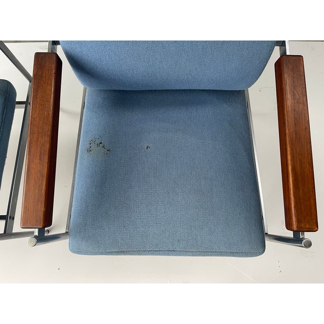 Set of Danish Lounge Chairs by Kay Boeck Hansen for Fritz Hansen, 1970s For Sale - Image 12 of 13