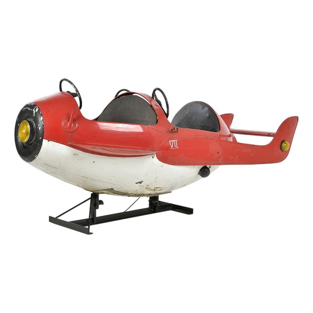 20th Century Carousel Plane on Foot For Sale