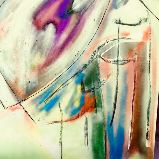 Limes and Carrots, an Original Painting by Erik Sulander on Wood 48x48 Signed (Nft Included) For Sale In New York - Image 6 of 12