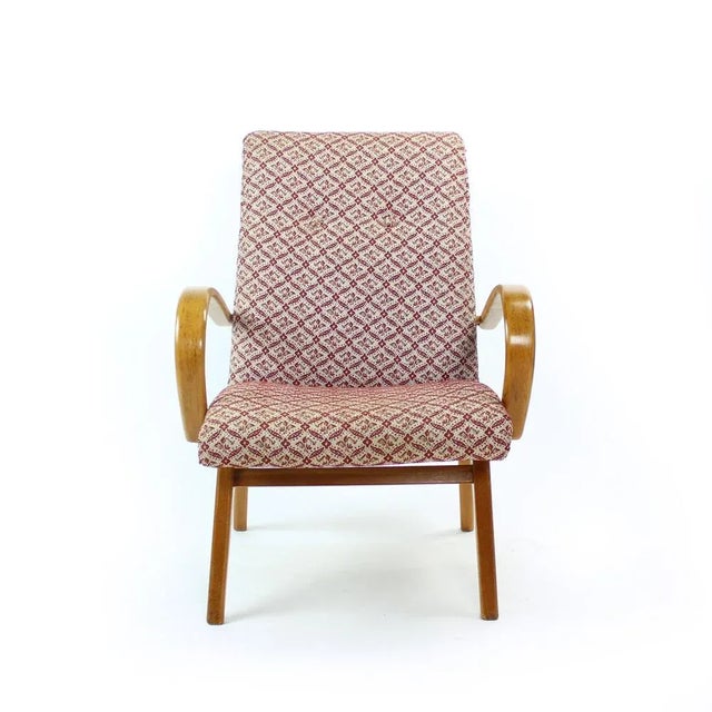 Mid-Century Armchair from TON, Czechoslovakia, 1960s For Sale - Image 14 of 17