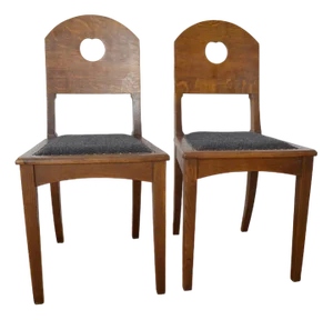Set of Oak Side Chairs by Richard Riemerschmid for Deutsche Werkstätten Hellerau, 1890s
