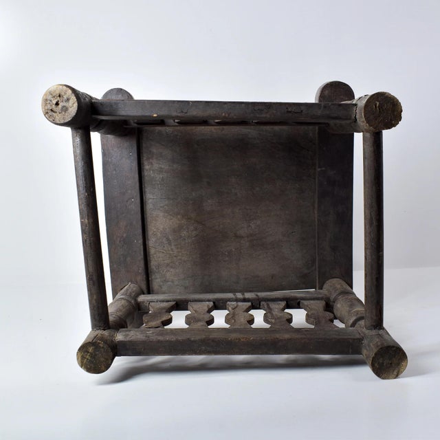 Early 20th Century Malinke Senufo Traveling Wooden Chair Guinea For Sale - Image 13 of 17