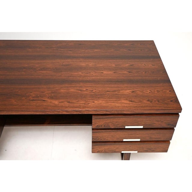 Vintage Danish Model EP401 Executive Desk from Ejgil Petersen Mobelfabrik, 1960s For Sale - Image 9 of 13