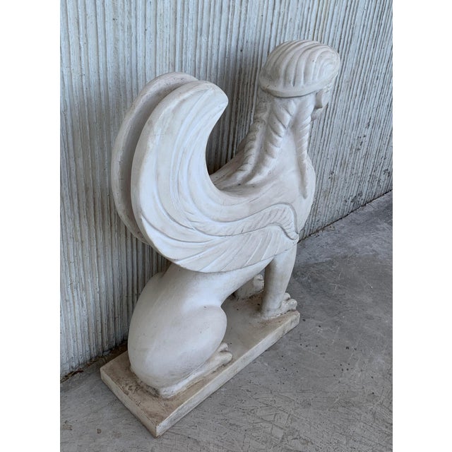 19th Century Greco Roman Sphinx in Terracotta For Sale - Image 9 of 13