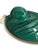 Rare Vintage Le Creuset Duck Tureen – Cast Iron Lidded Baker in Emerald Green For Sale - Image 4 of 7