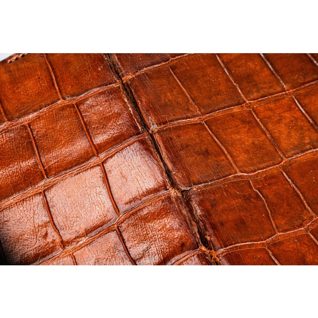 Brown Rare Asprey Antique English Leather Sterling Silver Desk Folder Document Holder Luxury For Sale - Image 8 of 16