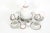 White Art Deco German Porcelain Luncheon Set For Sale - Image 8 of 13