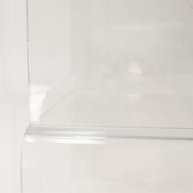 Acrylic Glass Modular Tables, France, 1970s, Set of 3 For Sale - Image 14 of 16