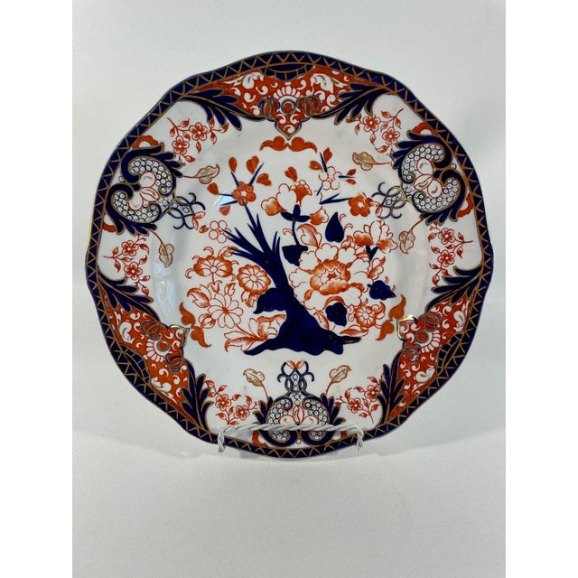 Antique English Royal Crown Derby Dinner Plate, C. 1901 For Sale - Image 12 of 12