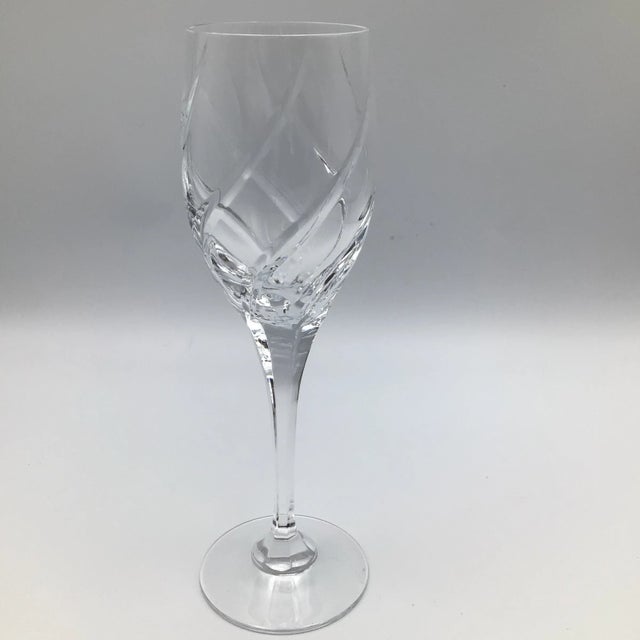 Vintage Mikasa Olympus Crystal Wine Glass For Sale - Image 12 of 12